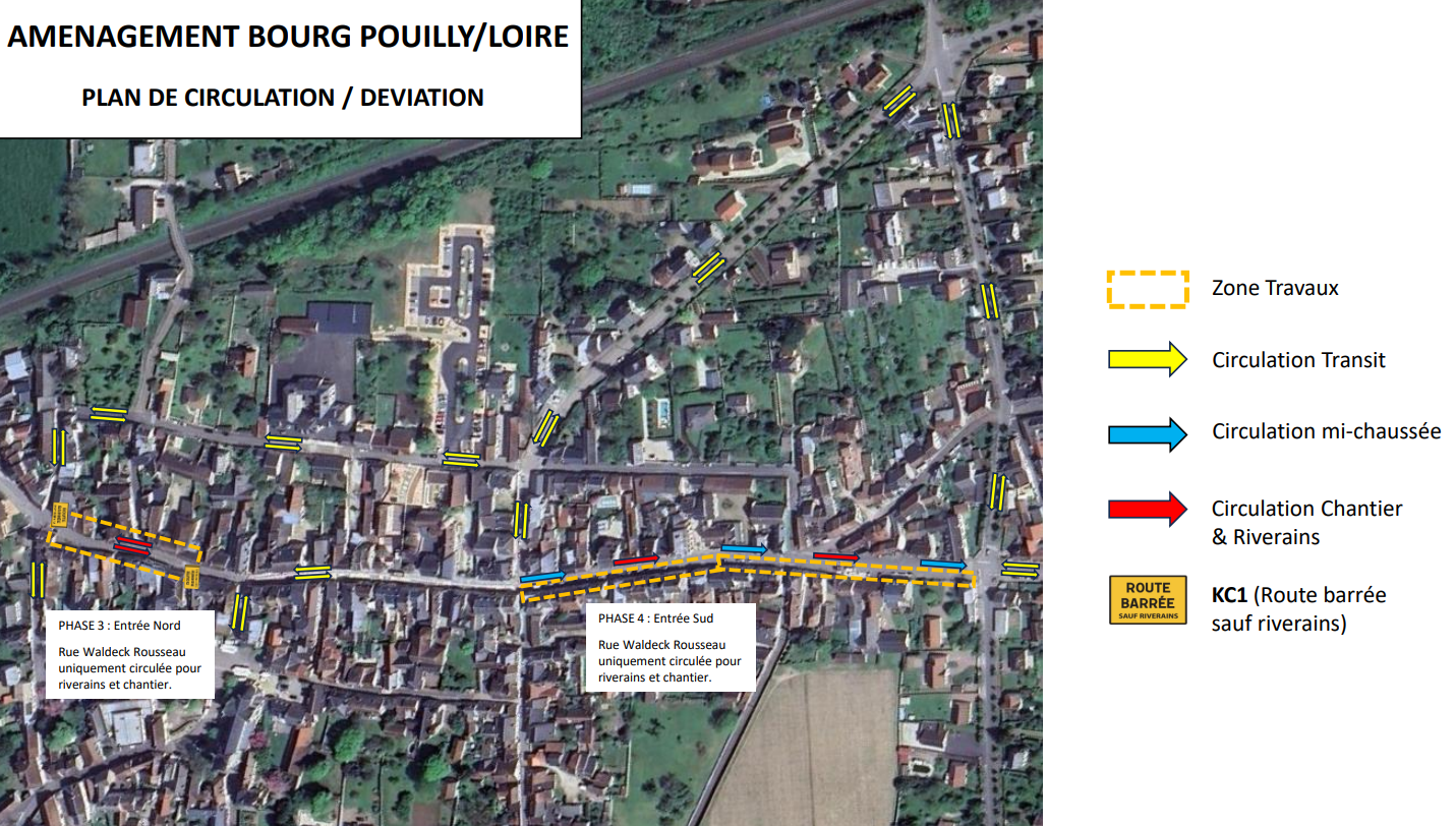 plan circulation entree sud