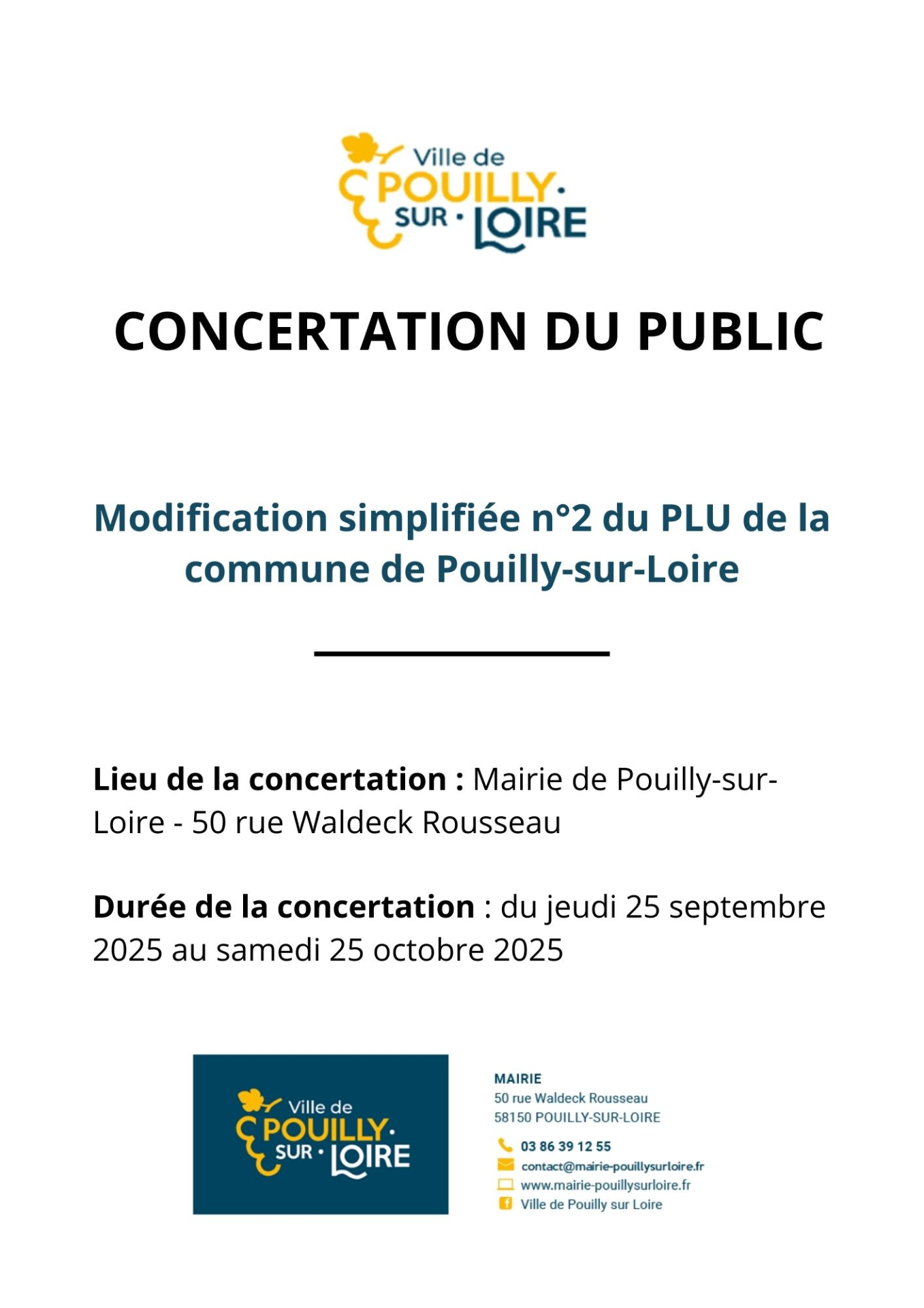 concertation PLU